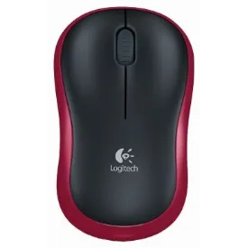 Беспроводная мышь Logitech M185, красный